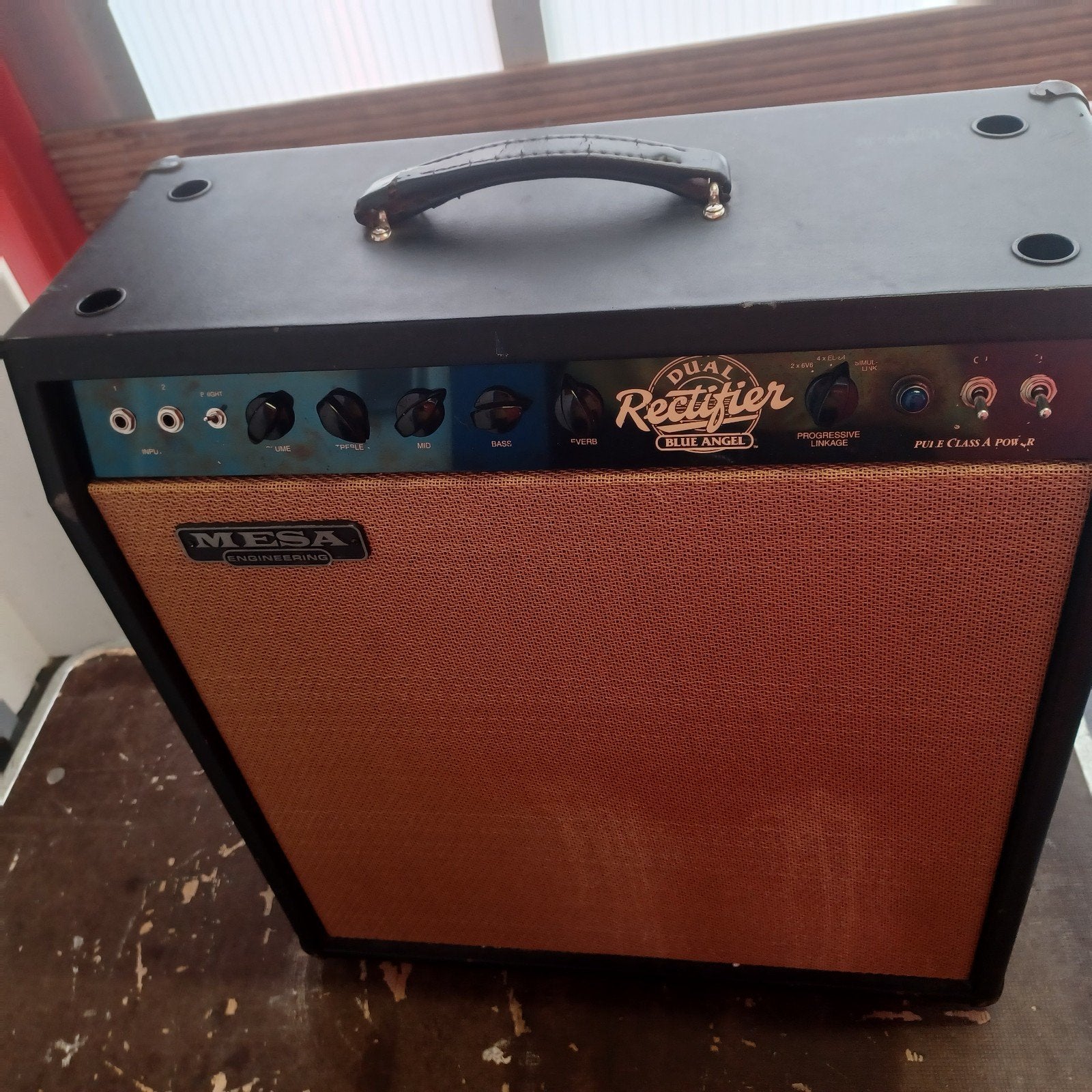 Mesa Boogie Dual Rectifier Buizen versterker Blue Angel, Ophalen, Gebruikt, 100 watt of meer