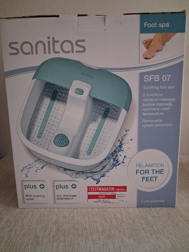 Voetenbad Sanitas (elektrisch), Witgoed en Apparatuur, Persoonlijke-verzorgingsapparatuur, Ophalen, Zo goed als nieuw, Hand- en Voetverzorging