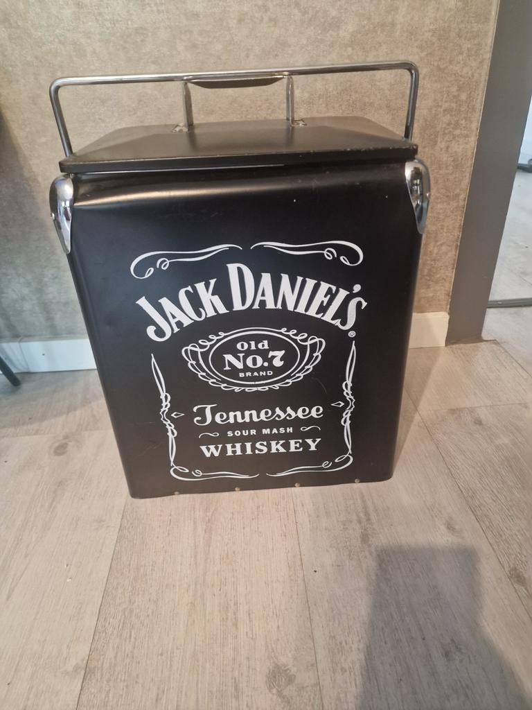 Vintage Jack Daniels retro cooler koelbox, Ophalen, Gebruikt