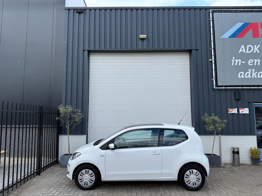 Volkswagen Up! 1.0 move up! PANORAMA DAK/GOED ONDERHOUDEN/MO, Voorwielaandrijving, Euro 5, Stof, Gebruikt
