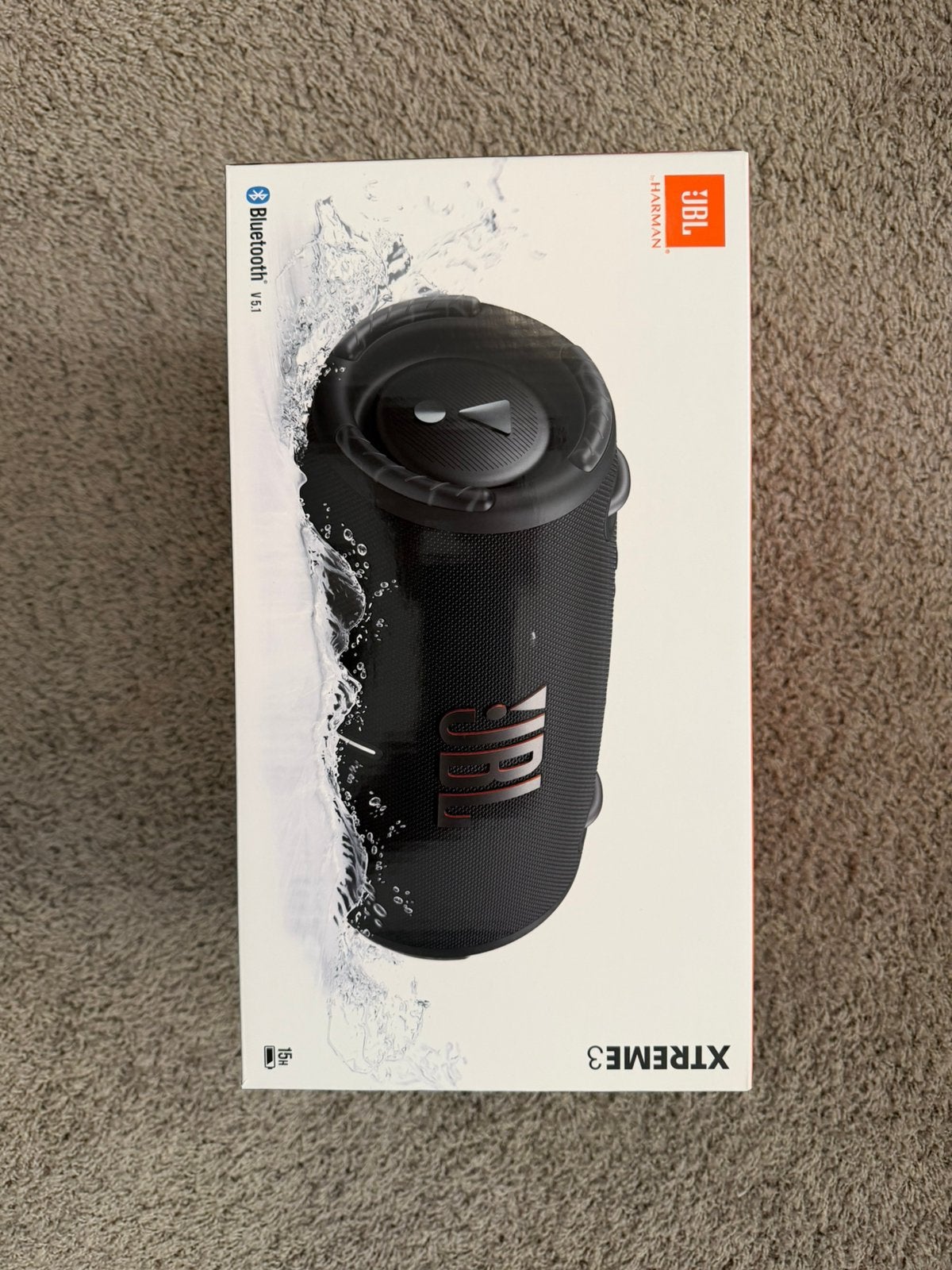 JBL Xtreme 3 Draagbare Bluetooth Speaker Zwart | Nieuw, JBL, Overige typen, Nieuw, Ophalen of Verzenden