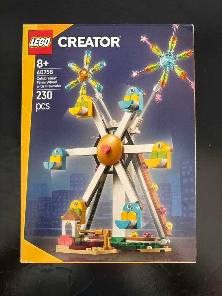 LEGO Creator 40758 Kermisrad met Vuurwerk - Nieuw in doos, Lego, Nieuw, Ophalen of Verzenden, Ongeopend/sealed