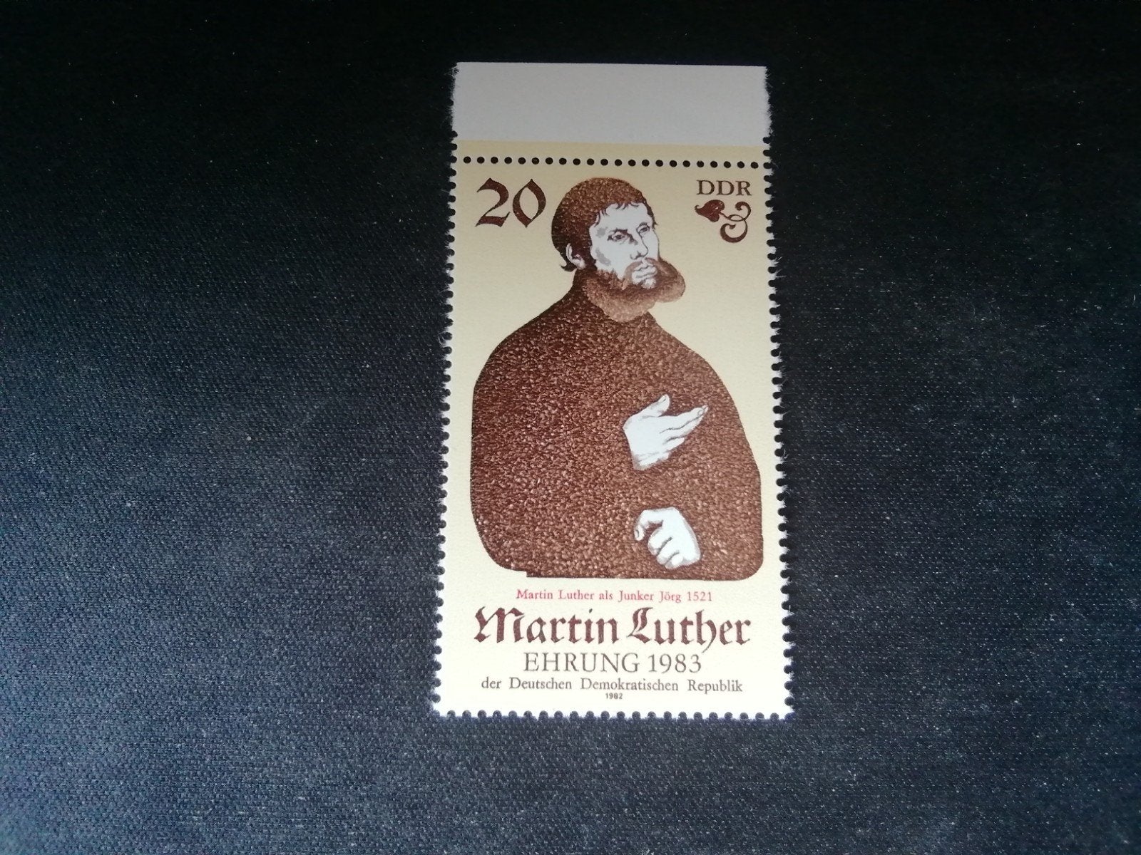 45 DDR MARTIN LUTHER NR 2755 POSTFRIS ZONDER PLAKKER RESTANT, Postzegels en Munten, Ophalen of Verzenden, DDR, Postfris