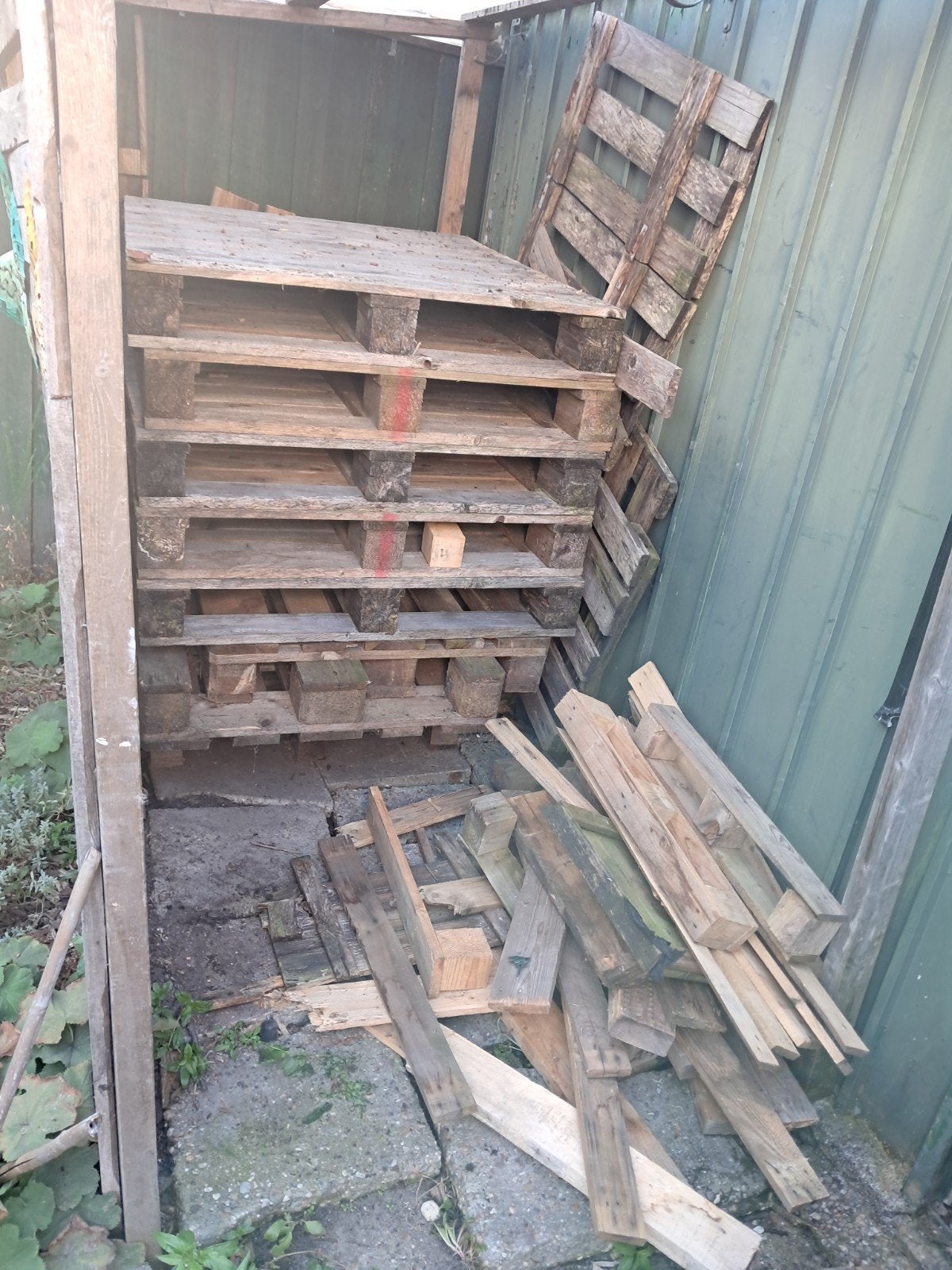 Pallets en palletdelen - gratis, Ophalen, Gebruikt, 50 mm of meer, Pallet