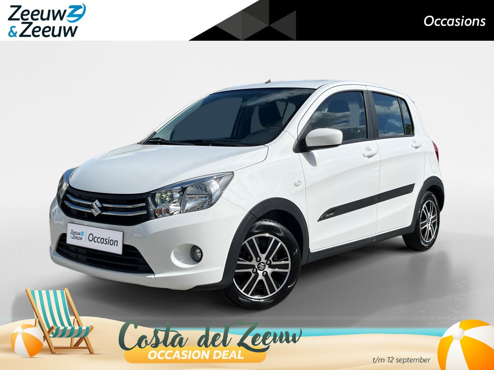 Suzuki Celerio 1.0 Exclusive |Airco| mistlampen voor| 12 maa, Auto's, Suzuki, 12 maanden, Gebruikt, Euro 6, 400 kg