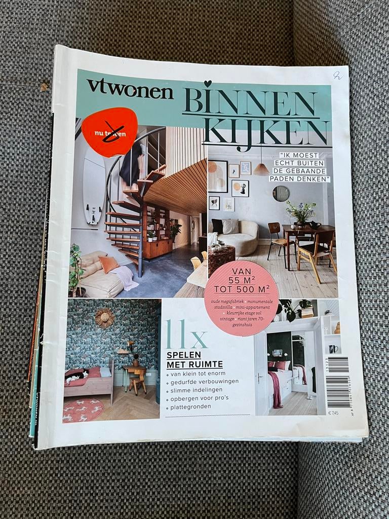 VT wonen tijdschriften, Ophalen, Gelezen, Overige typen