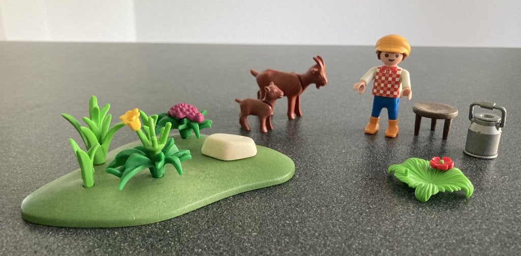 Playmobil Geiten met herder en weide, Kinderen en Baby's, Speelgoed | Playmobil, Ophalen of Verzenden, Zo goed als nieuw