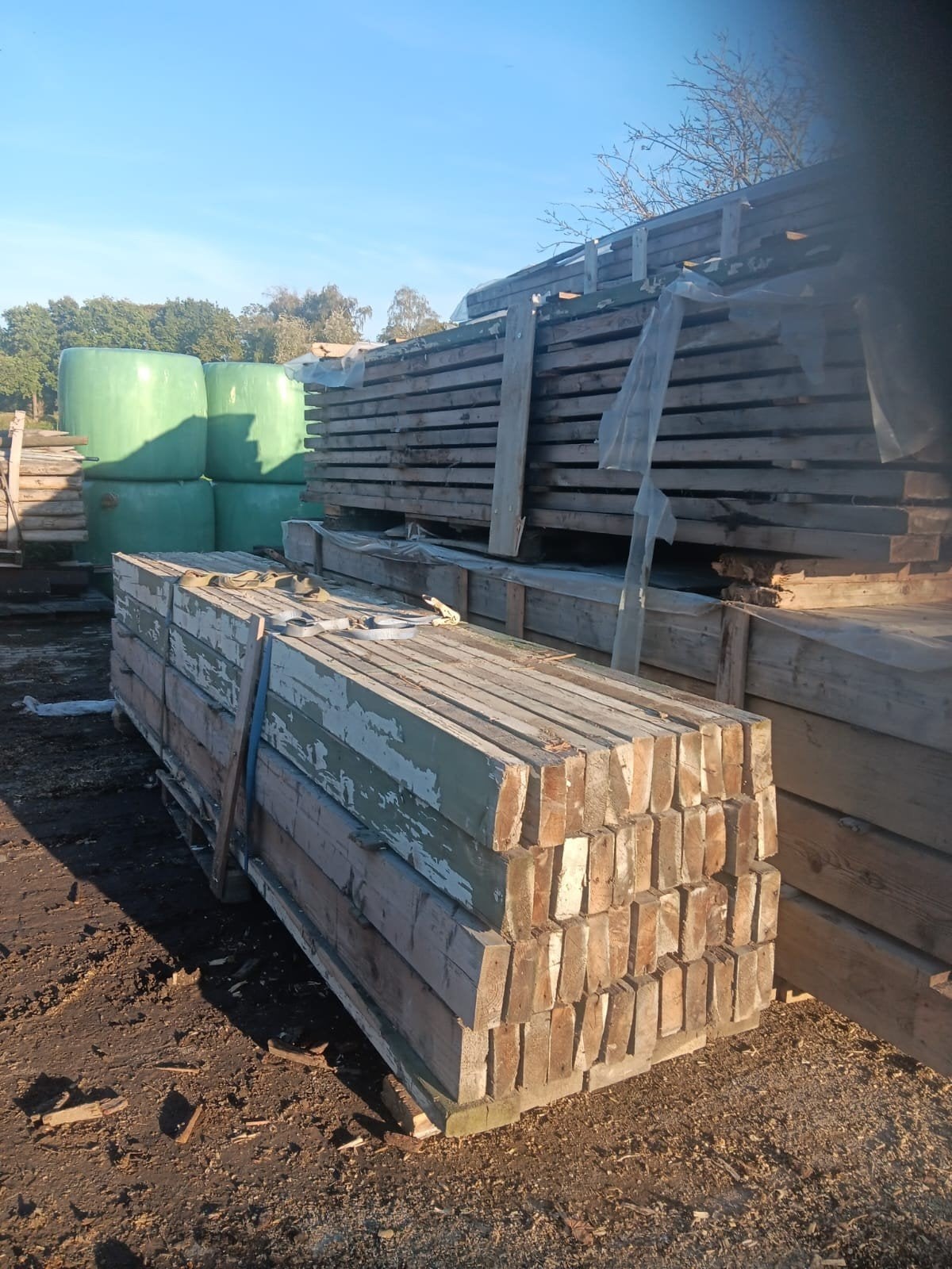 Te koop: baddingen, balkhout, gordingbalken, houten balken, Ophalen, Gebruikt, Balk, Vuren