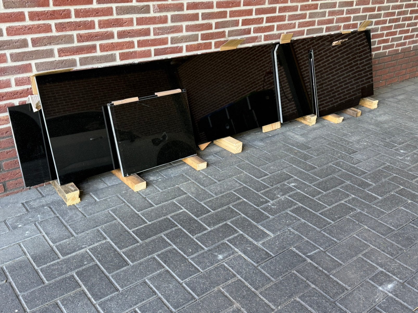 Graniet Supreme black voor vensterbank of achterwand, Ophalen, Zwart, Overige typen, Graniet of Steen