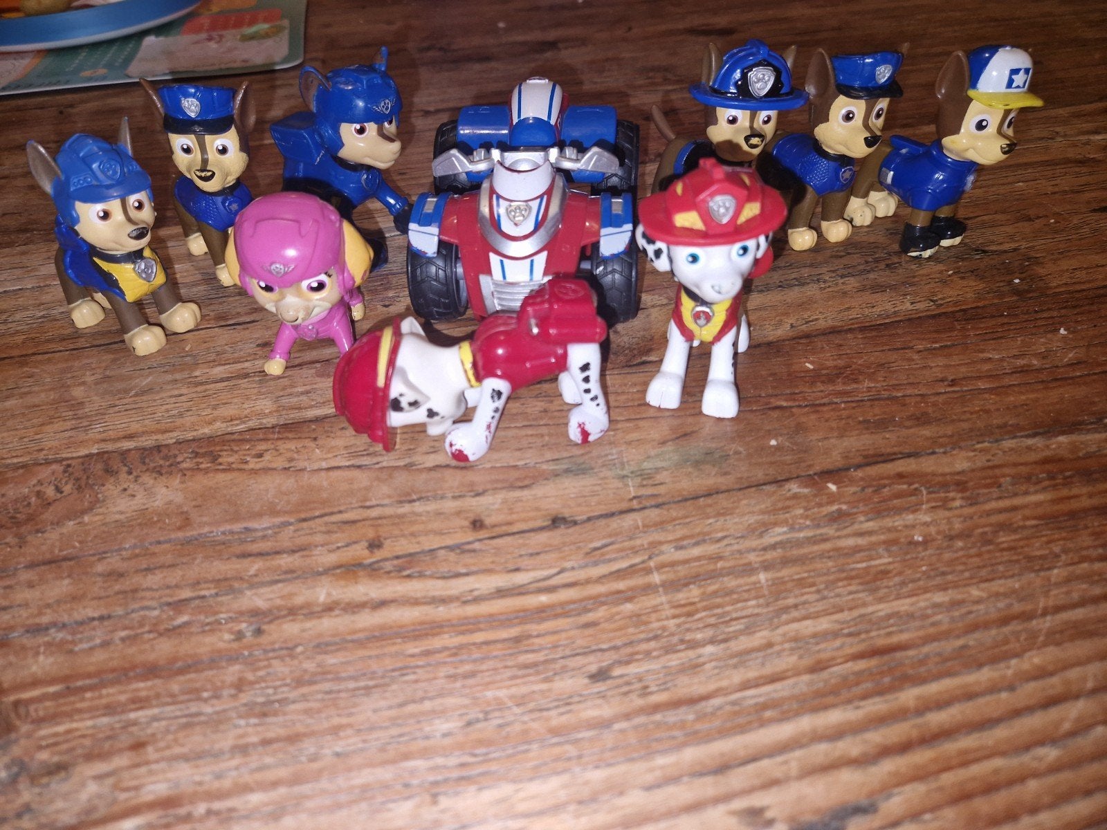 Diverse Paw Patrol figuren en Ryder's quad, Ophalen of Verzenden, Gebruikt