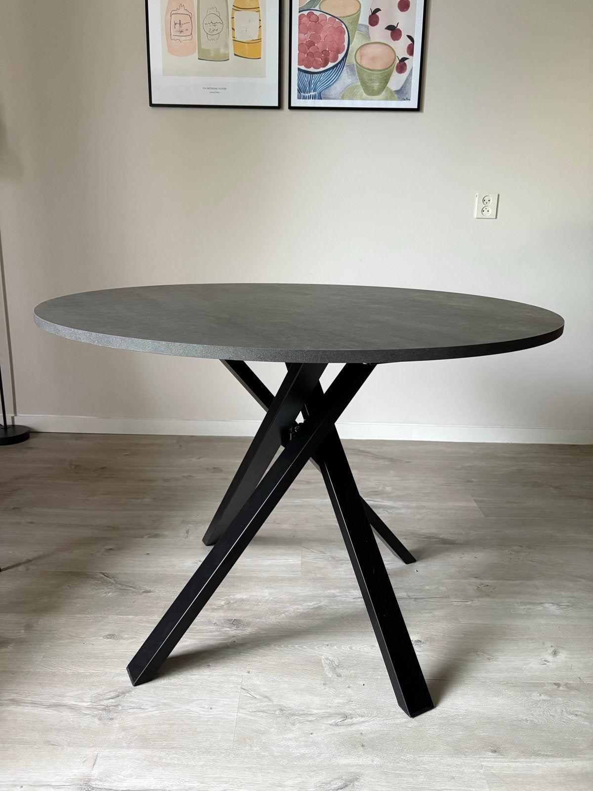 IKEA Mariedamm eettafel diameter 105 cm, Huis en Inrichting, Tafels | Eettafels, Ophalen, Gebruikt, 100 tot 150 cm, Rond