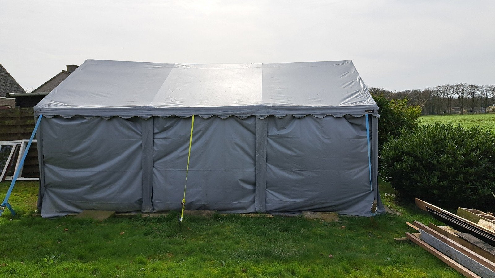 Opslag/garage/evenementen tent 4x6, Tuin en Terras, Partytenten, Ophalen, Minder dan 5 meter