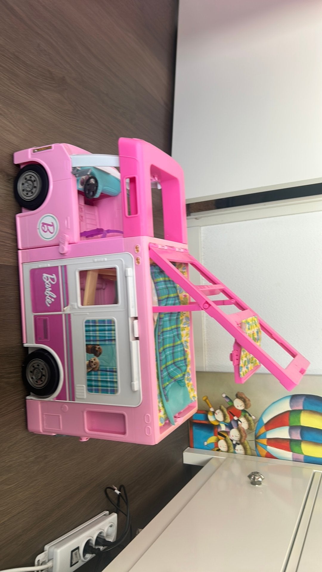 Barbie Camper met accessoires, Ophalen, Gebruikt