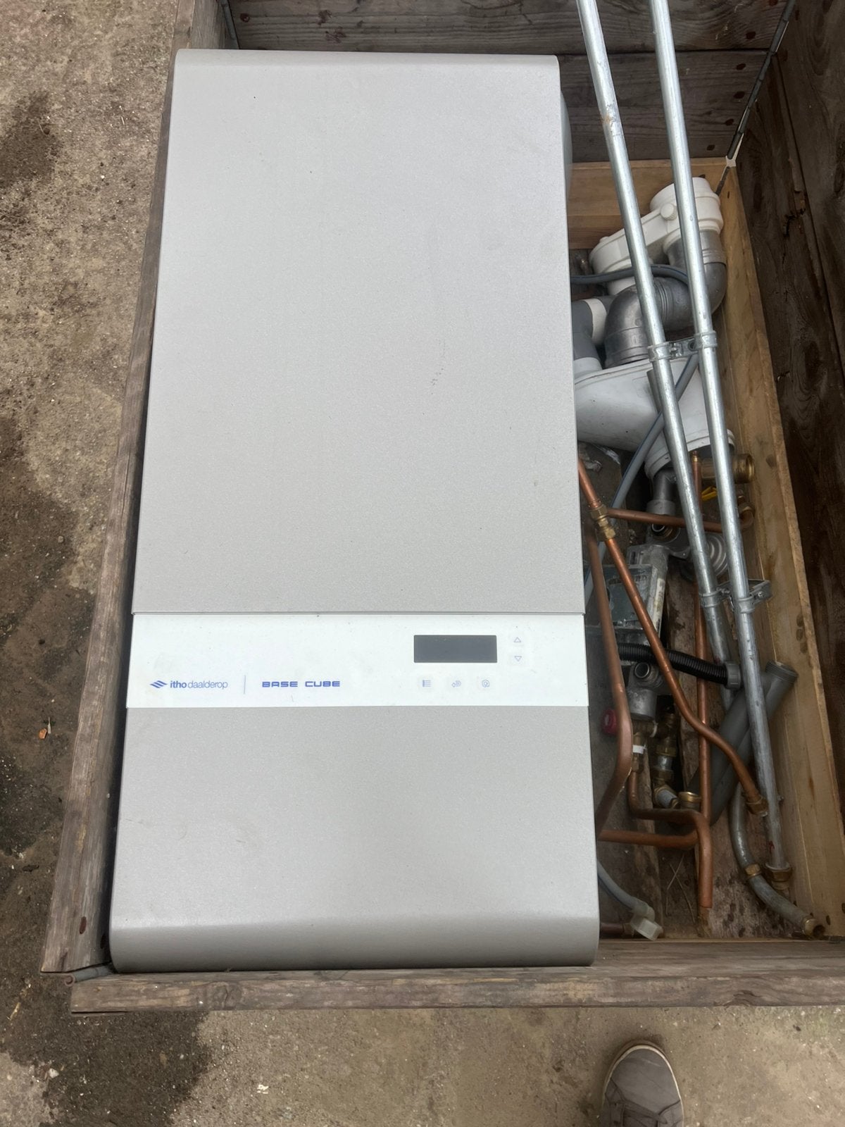 CV Itho Daalderop Cube Base centrale verwarming ketel, Ophalen, Gebruikt, Cv-ketel of Combi-ketel, Minder dan 60 cm