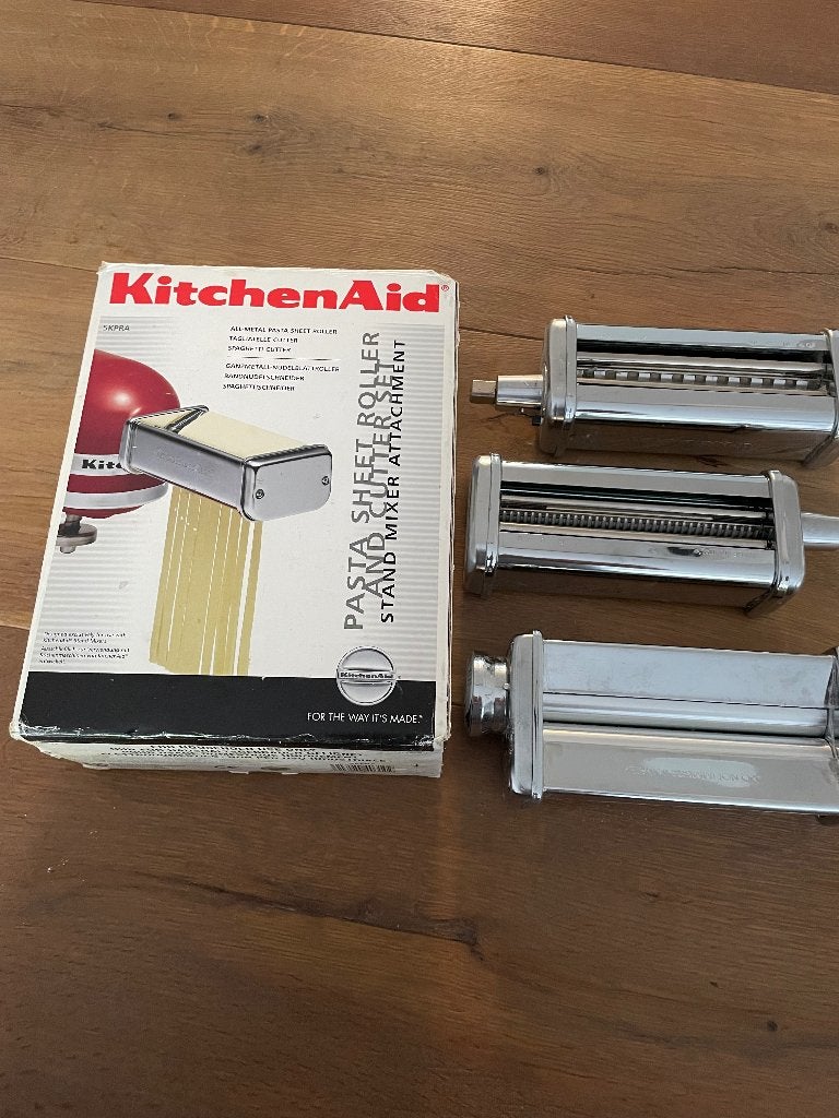 KitchenAid pastarollerset (type 5KPRA), 4 liter of meer, Ophalen of Verzenden, Gebruikt, 3 snelheden of meer