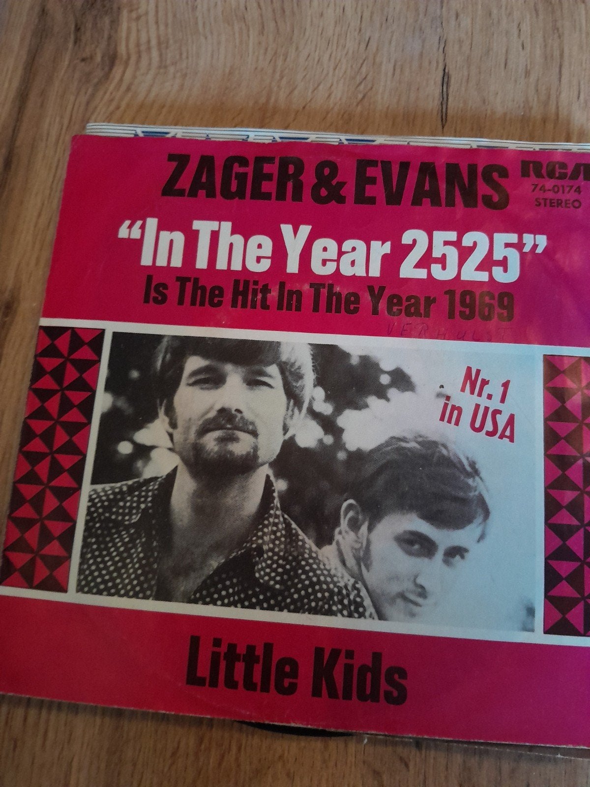 Zager & evans 7inch in the year 2525, Ophalen of Verzenden, Zo goed als nieuw, Pop