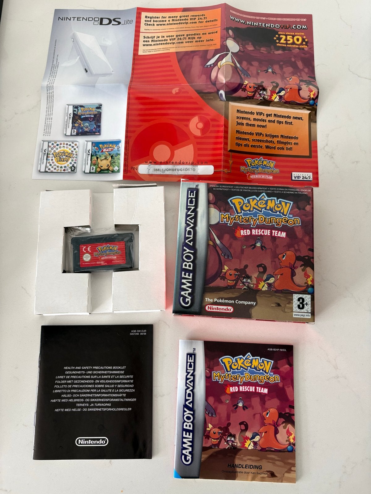Pokémon Mystery Dungeon Red Rescue Team GBA Compleet in doos, Spelcomputers en Games, Ophalen, 1 speler, Zo goed als nieuw, Role Playing Game (Rpg)
