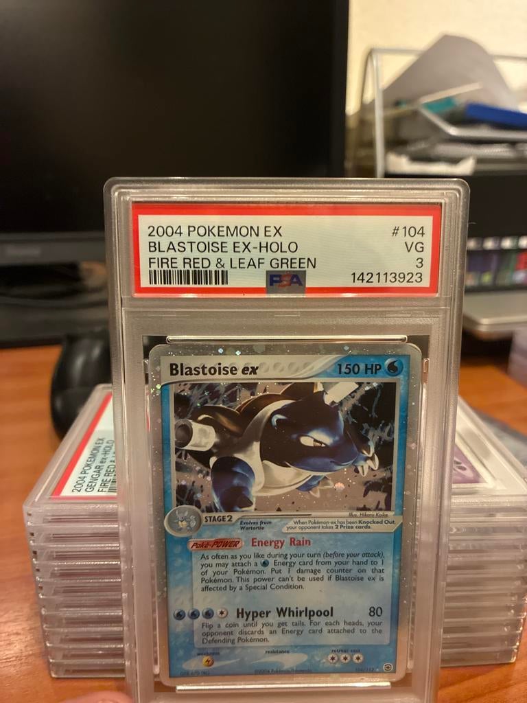 Blastoise ex Fire Red Leaf Green PSA 3, Ophalen of Verzenden, Gebruikt, Losse kaart, Foil