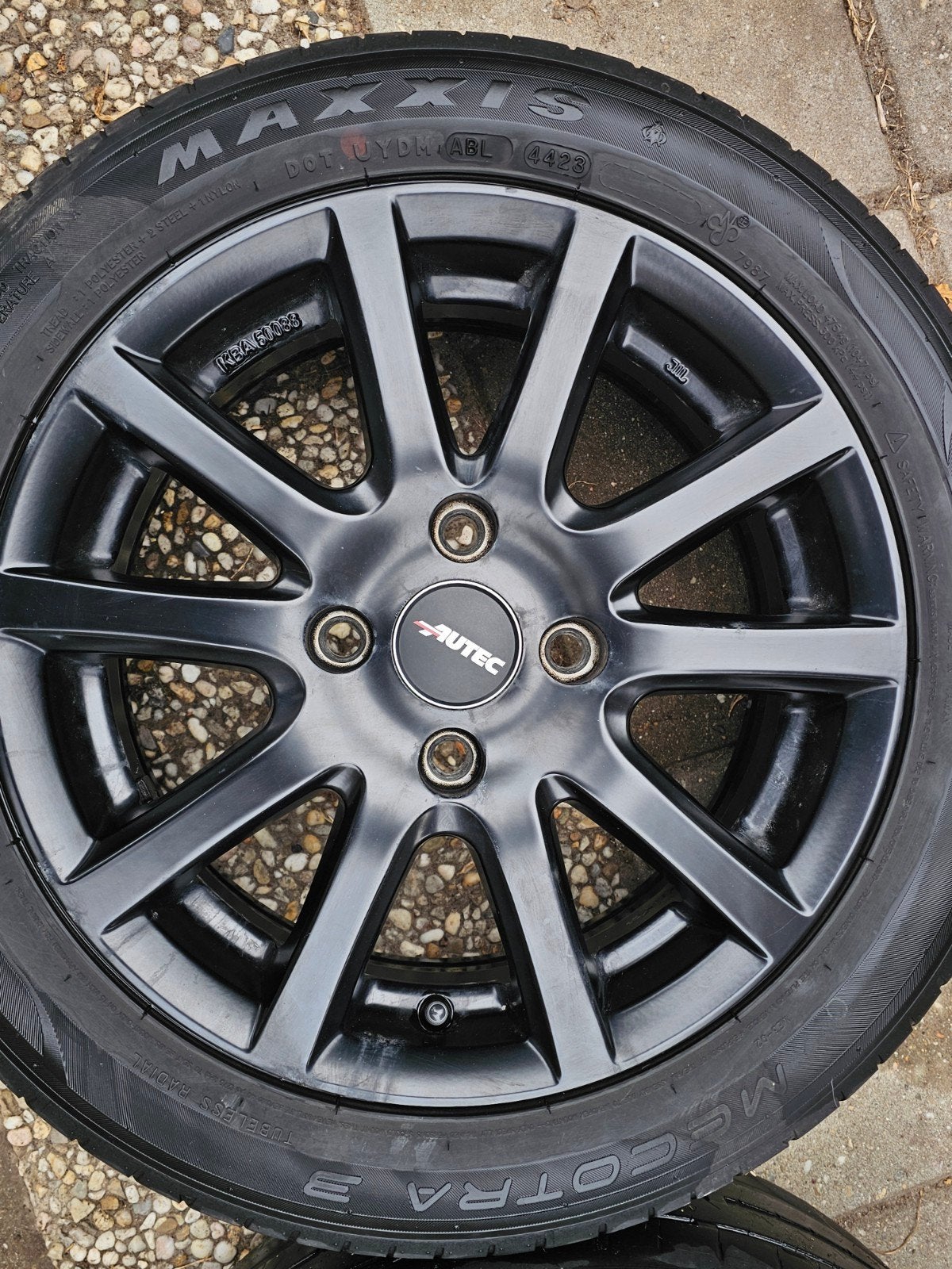 Autec autovelgen 15 inch, Ophalen, Gebruikt, 15 inch, Banden en Velgen