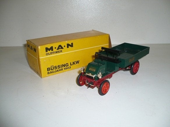 M.A.N  BÚSSING  Vrachtwagen 1903, Hobby en Vrije tijd, Modelauto's | 1:50, Ophalen of Verzenden, Nieuw, Bus of Vrachtwagen