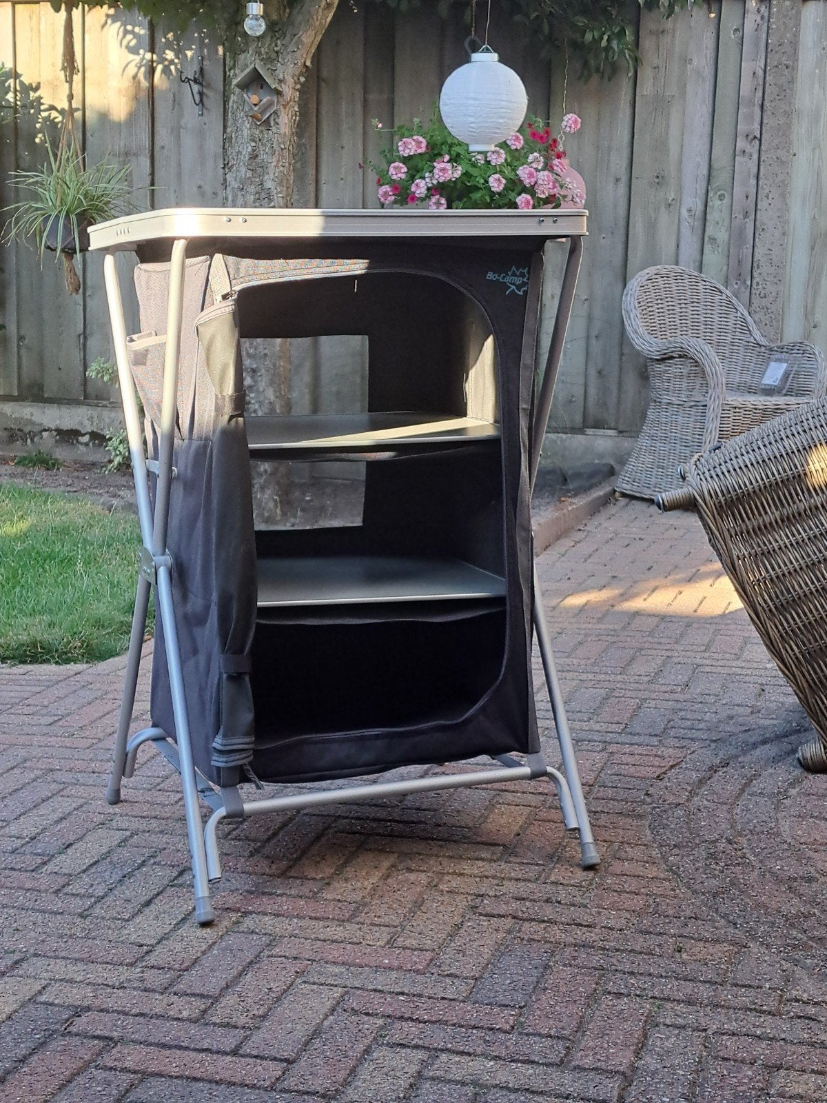 Bo-Camp campingkast met gat in draagtas, Ophalen of Verzenden, Zo goed als nieuw