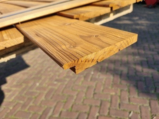 1.93 m2 Zweeds rabat - plato verduurzaamd - nr: tp44, Ophalen, Nieuw, 180 tot 250 cm, Planken