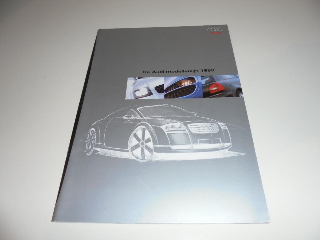 brochure Audi modellenprogramma  1999, Ophalen of Verzenden, Nieuw, Audi