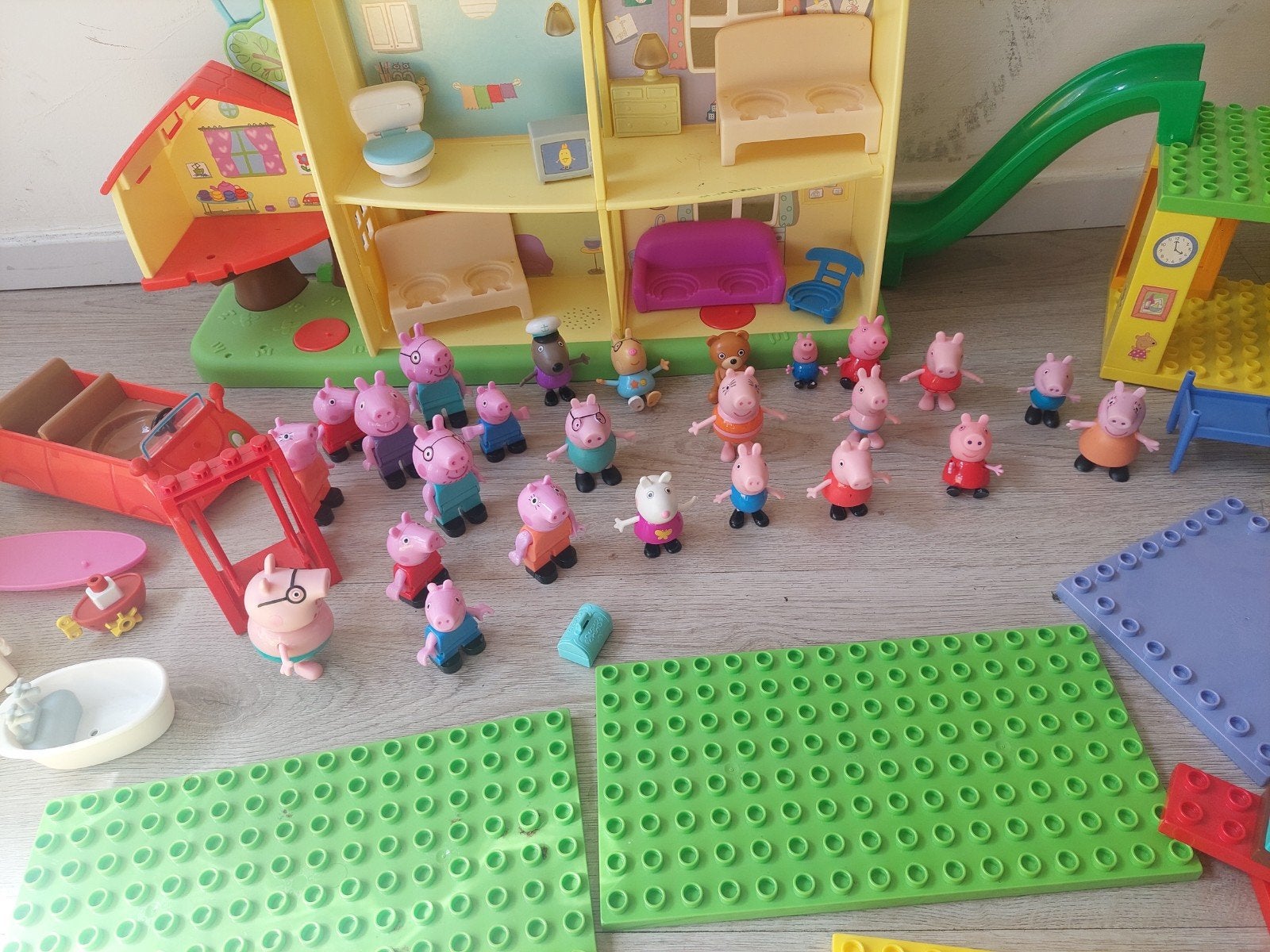 Grote collectie Peppa Pig en Playmobil speelgoed, Ophalen of Verzenden
