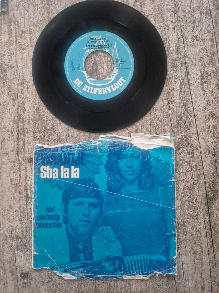 Jan en Zwaantje/ de zilvervloot - met een beetje zonneschijn, Cd's en Dvd's, Vinyl Singles, Ophalen of Verzenden, Gebruikt, Nederlandstalig