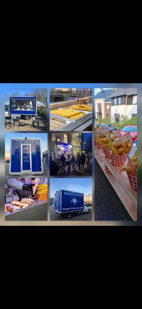 Frietwagen op locatie, Ophalen of Verzenden