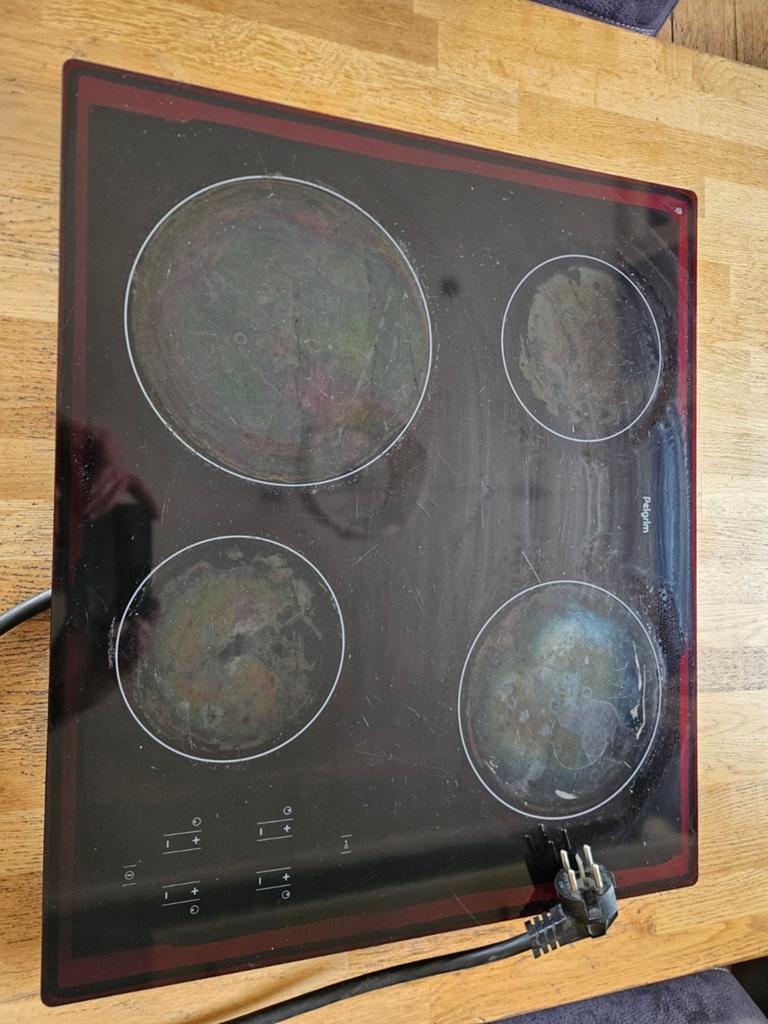 Te koop aangeboden keramische kookplaat, Witgoed en Apparatuur, Kookplaten, Ophalen, Inbouw, Keramisch, 4 kookzones