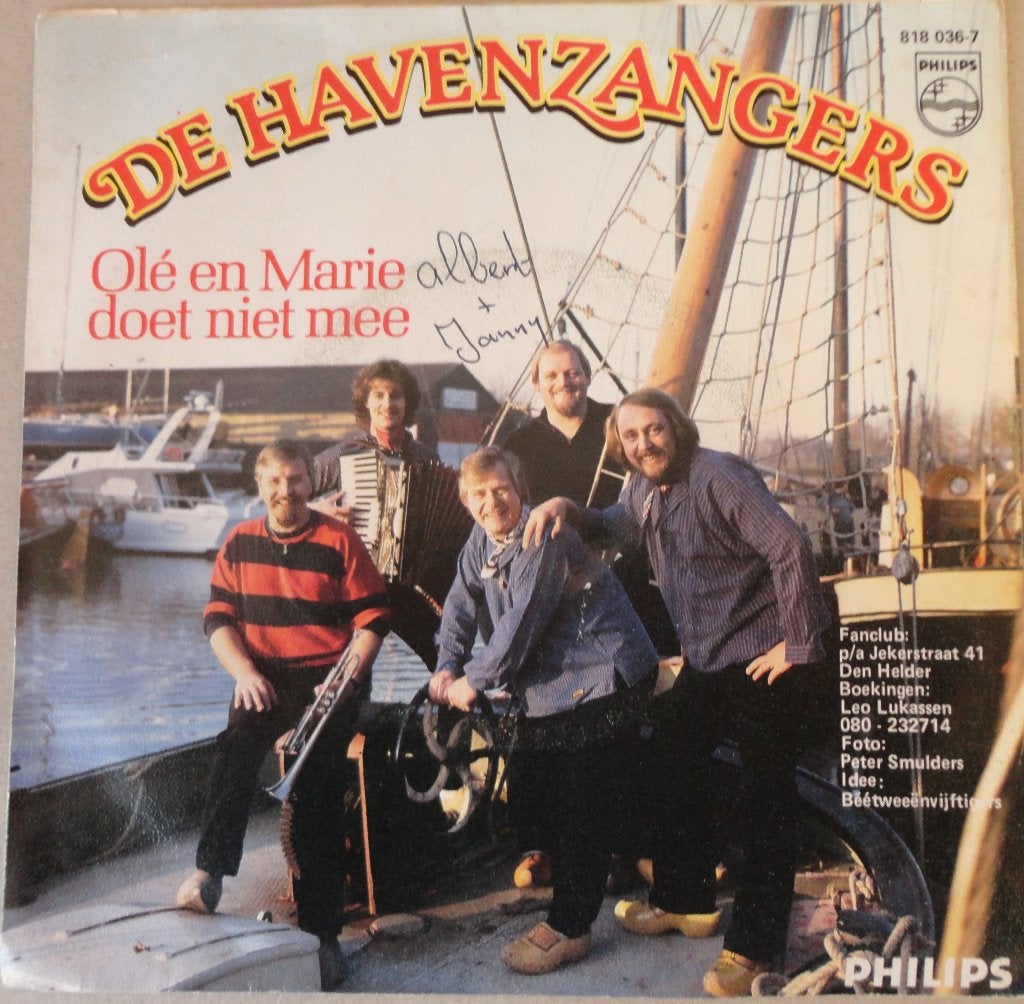De Havenzangers > Ole en Marie doet niet mee, Ophalen of Verzenden, Gebruikt, 7 inch, Nederlandstalig