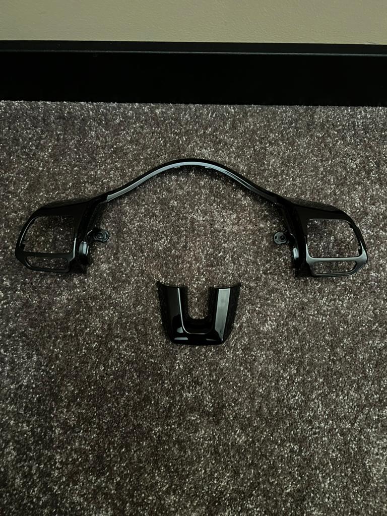 Glans zwarte stuur trim voor diverse VW modellen, Ophalen of Verzenden, Nieuw, Volkswagen