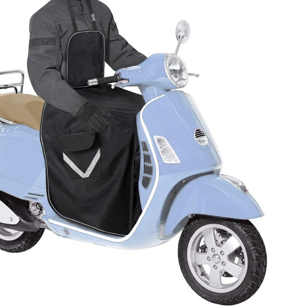 Vochtwerende scooterdeken / beenkleed zwart, Fietsen en Brommers, Brommers | Toebehoren, Ophalen of Verzenden, Zo goed als nieuw