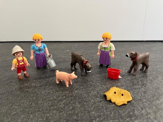 Playmobil 4778 en 5514 - 2x boerin, Ophalen of Verzenden, Gebruikt, Complete set