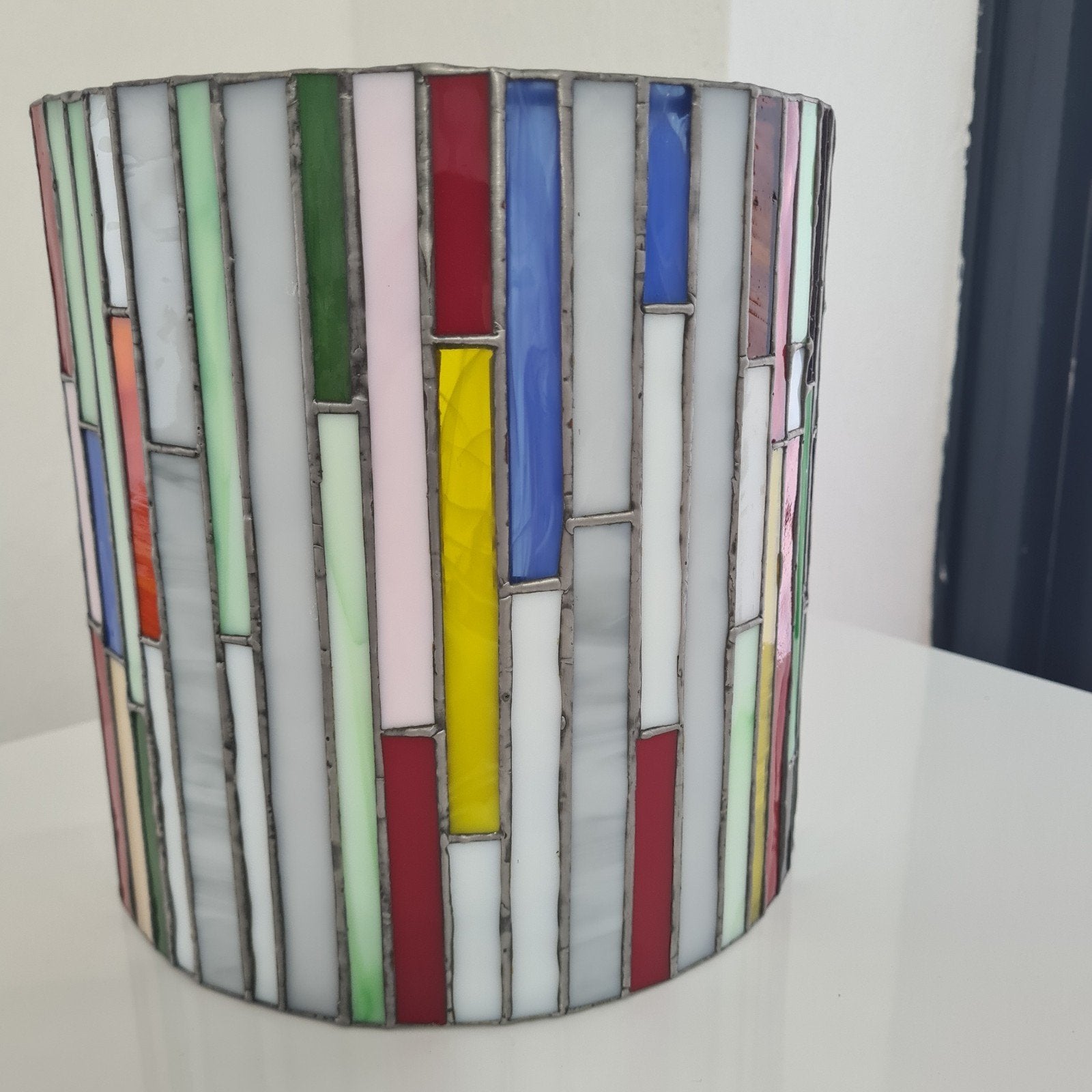 Glas in lood wandlamp, Ophalen of Verzenden, Glas