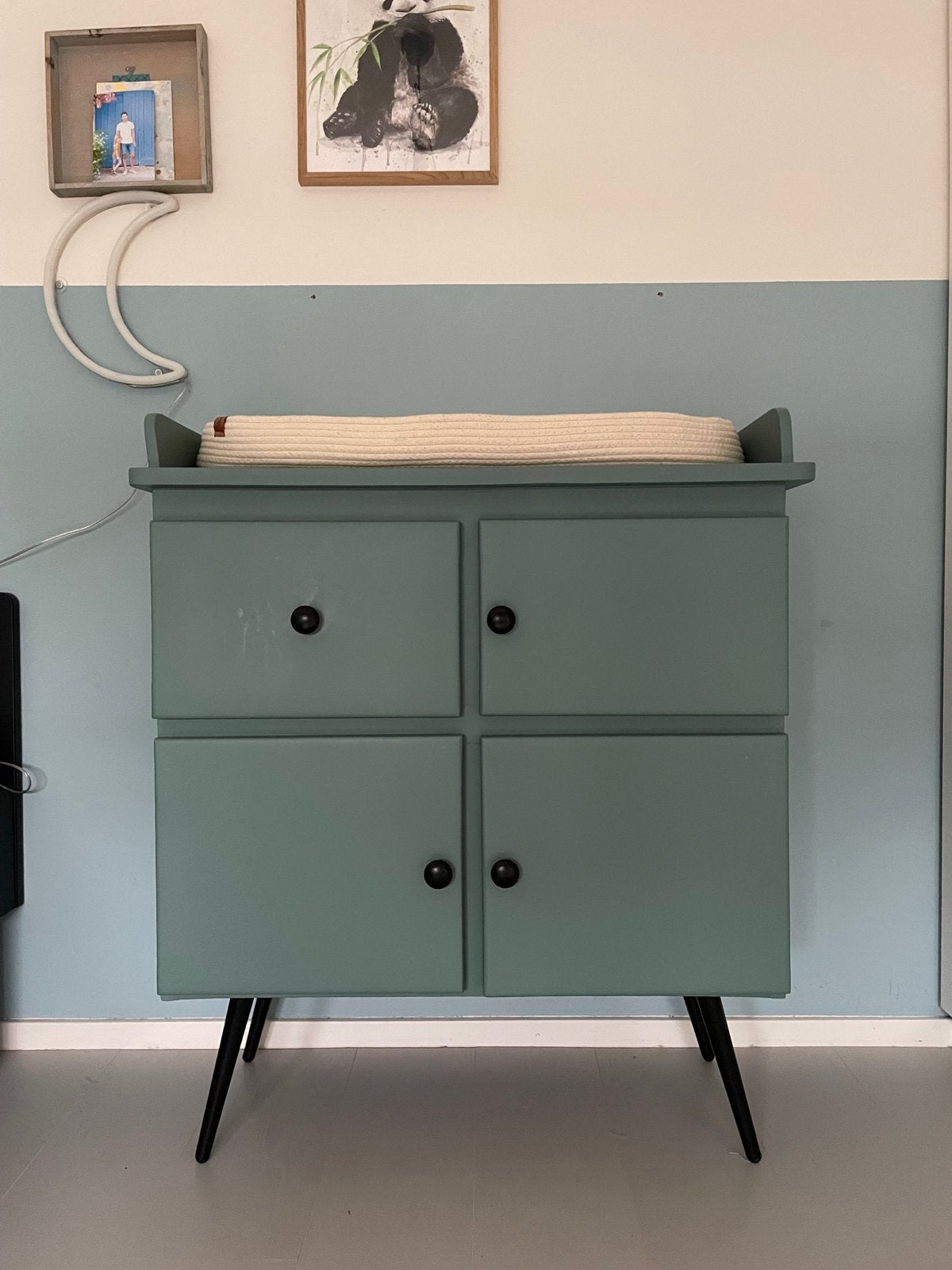 Vintage Retro Commode met Verschoonmandje - Tilburg, Kinderen en Baby's, Kinderkamer | Commodes en Kasten, Ophalen, Gebruikt, 75 tot 100 cm