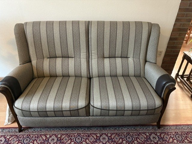 Comfortabele senioren bank en fauteuils, Huis en Inrichting, Ophalen, 150 tot 200 cm, Driepersoons, 75 tot 100 cm