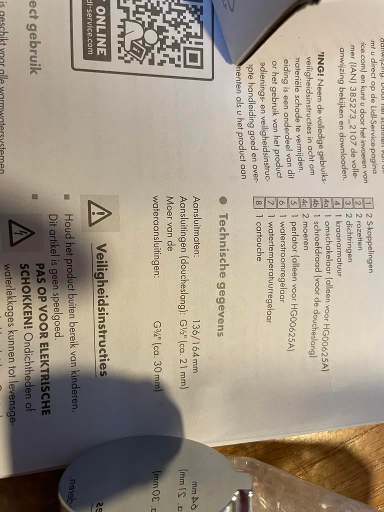 Thermostaat bad armatuur, Ophalen, Nieuw, Chroom, Bad