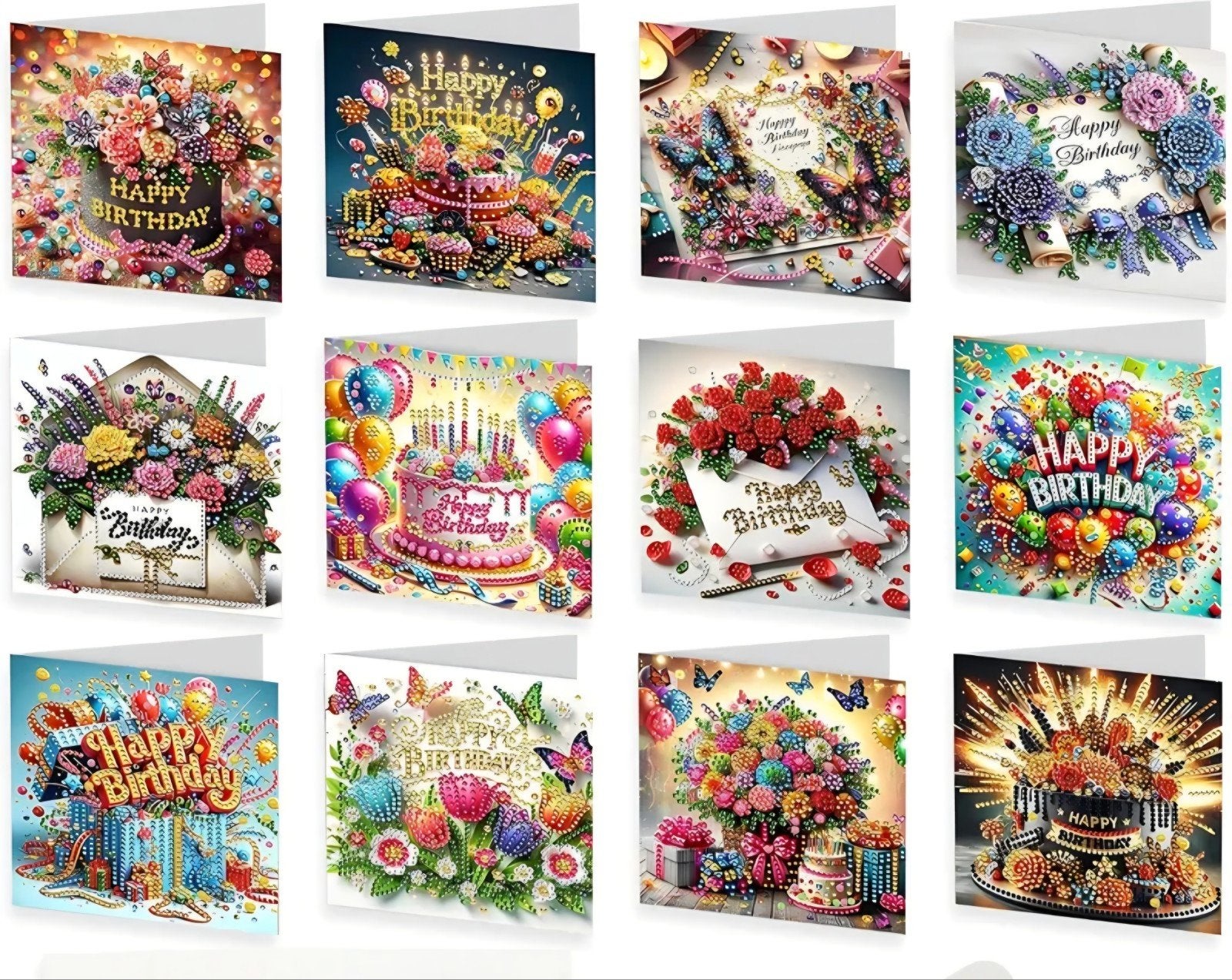 Diamond painting kaarten, Hobby en Vrije tijd, Kaarten | Zelf maken, Ophalen of Verzenden, Nieuw, Overige thema's, Overige typen