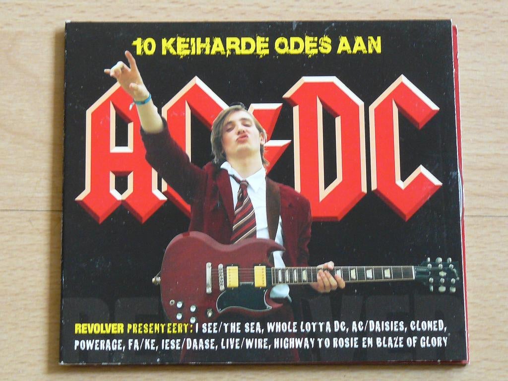 Revolver promo CD 10 keiharde odes aan AC/DC, Verzenden, Gebruikt