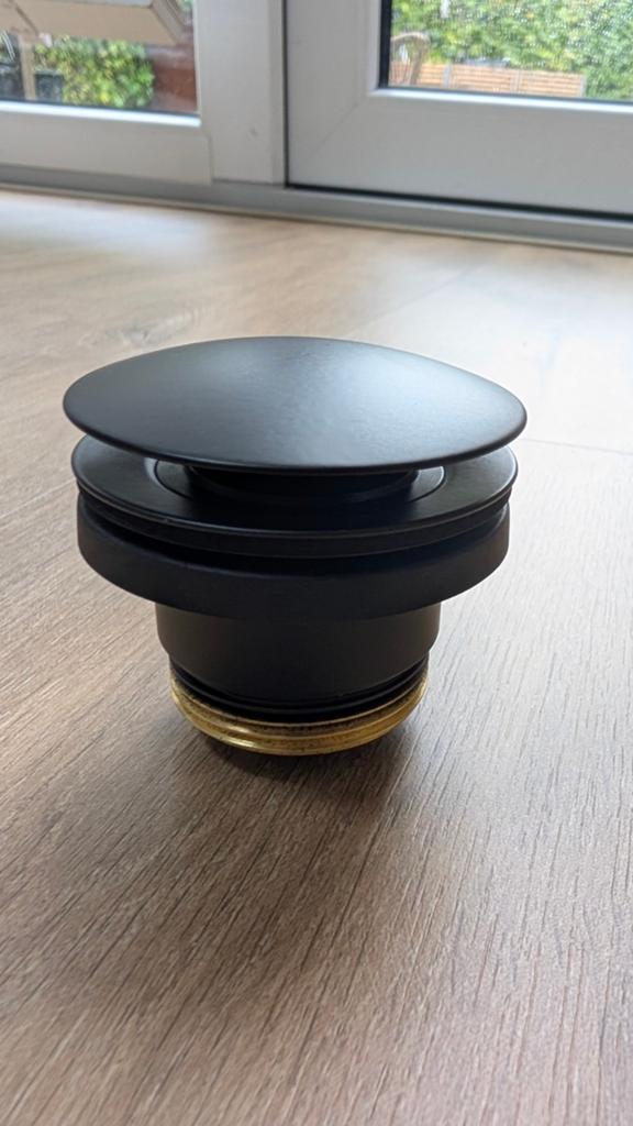 Hansgrohe afvoerplug mat zwart, Ophalen of Verzenden, Nieuw, Douche