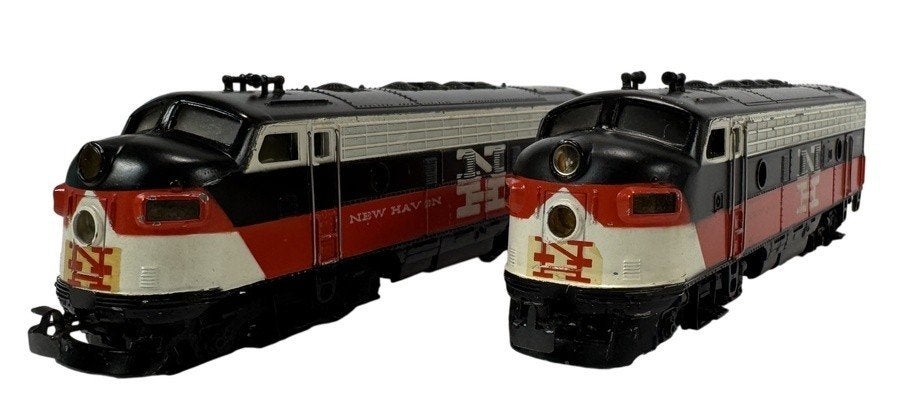 842. Märklin New Haven F7 diesellocomotieven, jaren '60, Hobby en Vrije tijd, Wisselstroom, Gebruikt, Locomotief, Ophalen of Verzenden