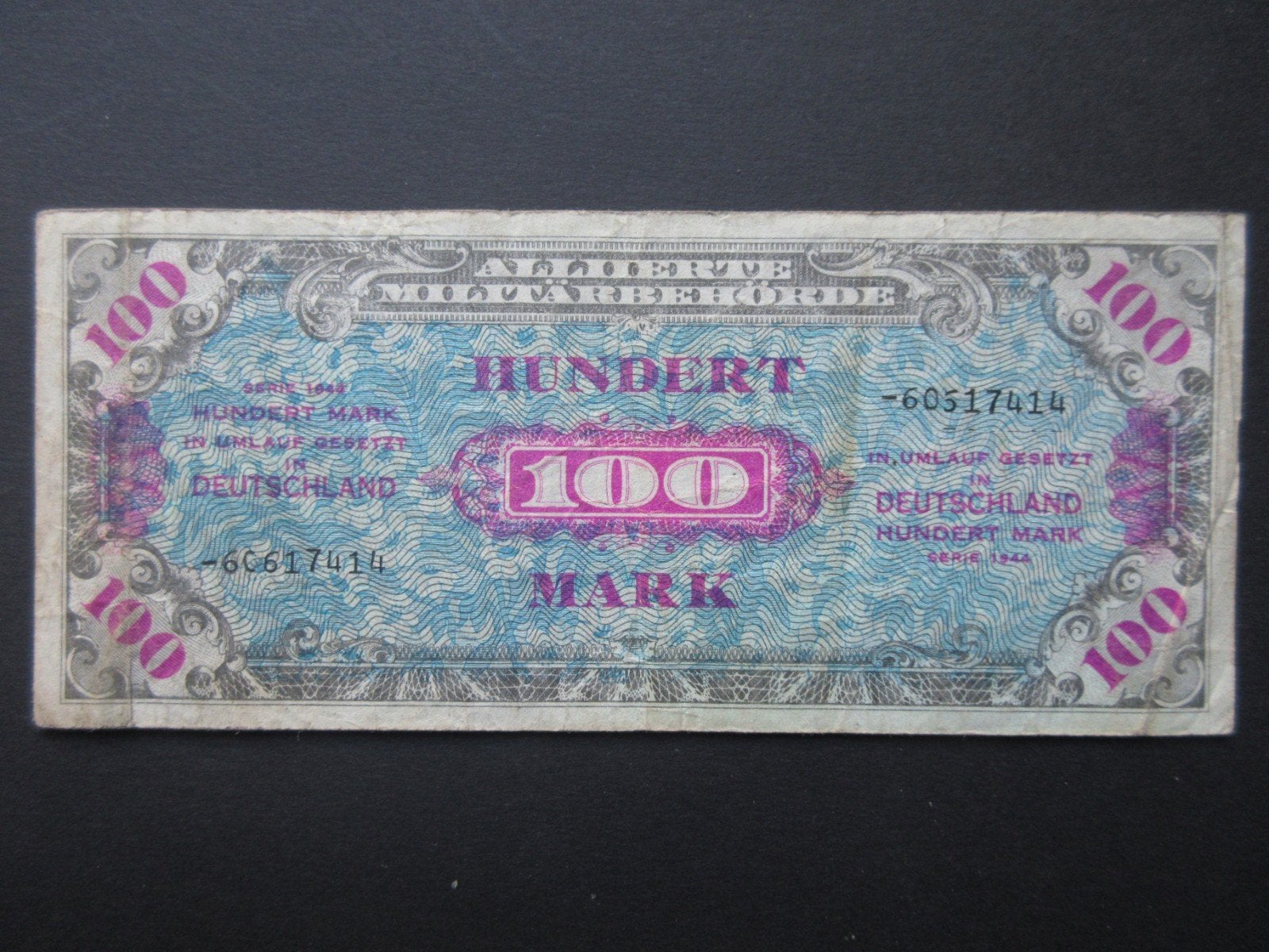 100 Mark 1944 Duitsland AMC p-197d (03) WW2, Ophalen of Verzenden, Overige soorten, Duitsland, Overige typen