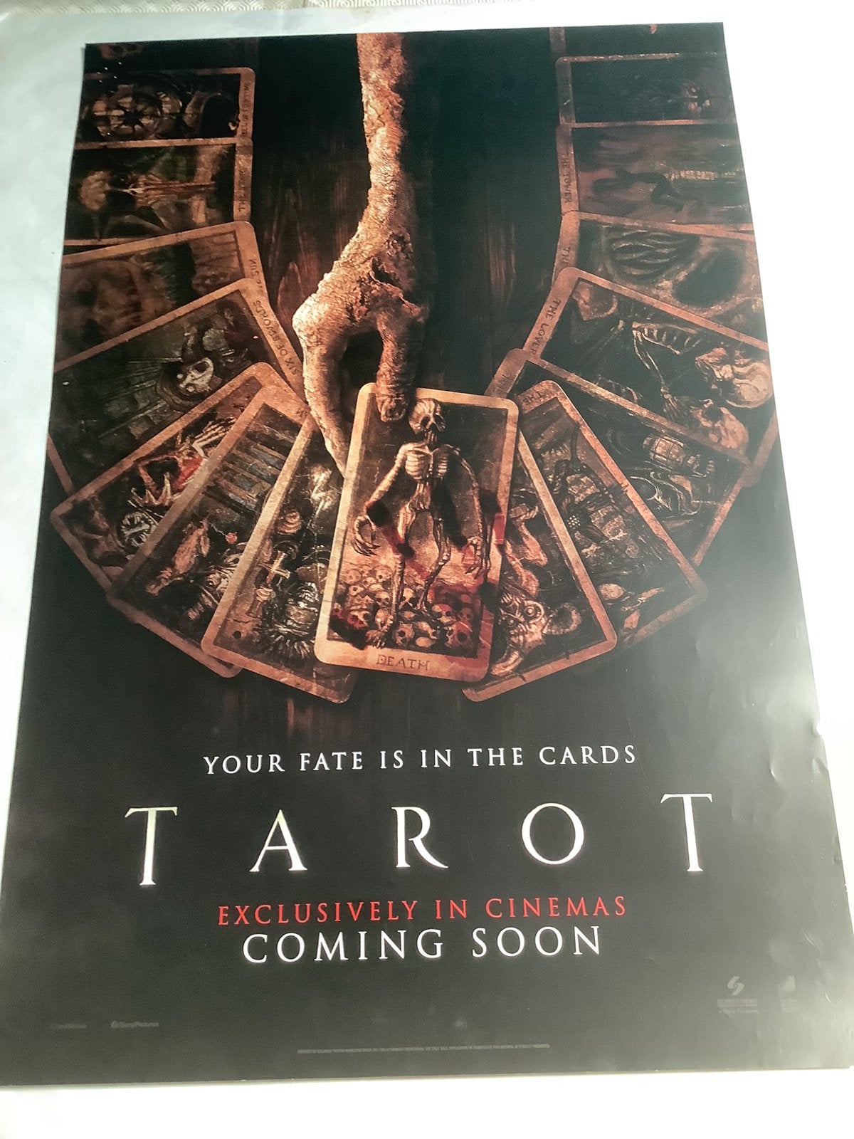 TAROT  USA FILMPOSTER  68,5-101,5 cm, Ophalen of Verzenden, Zo goed als nieuw, A1 t/m A3, Film en Tv