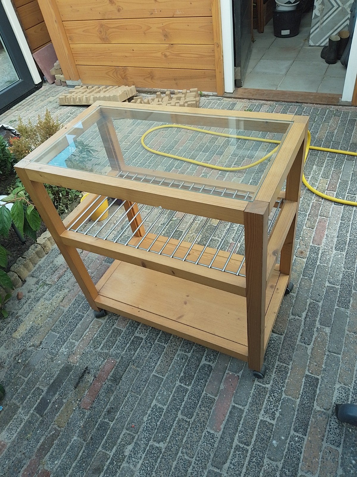 Te koop (wijn-) trolley, Ophalen