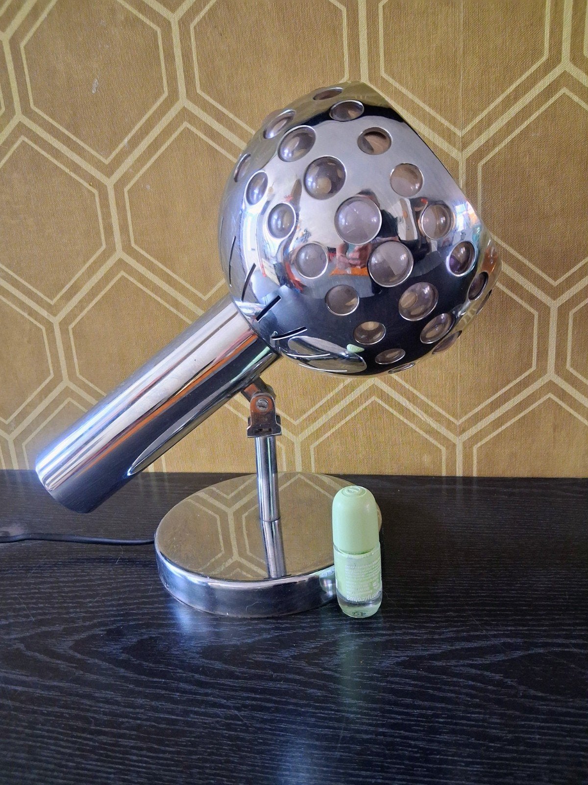 XL Space Age Eyeball Tafellamp wandlamp Euroline Symphonie, Ophalen of Verzenden, Design