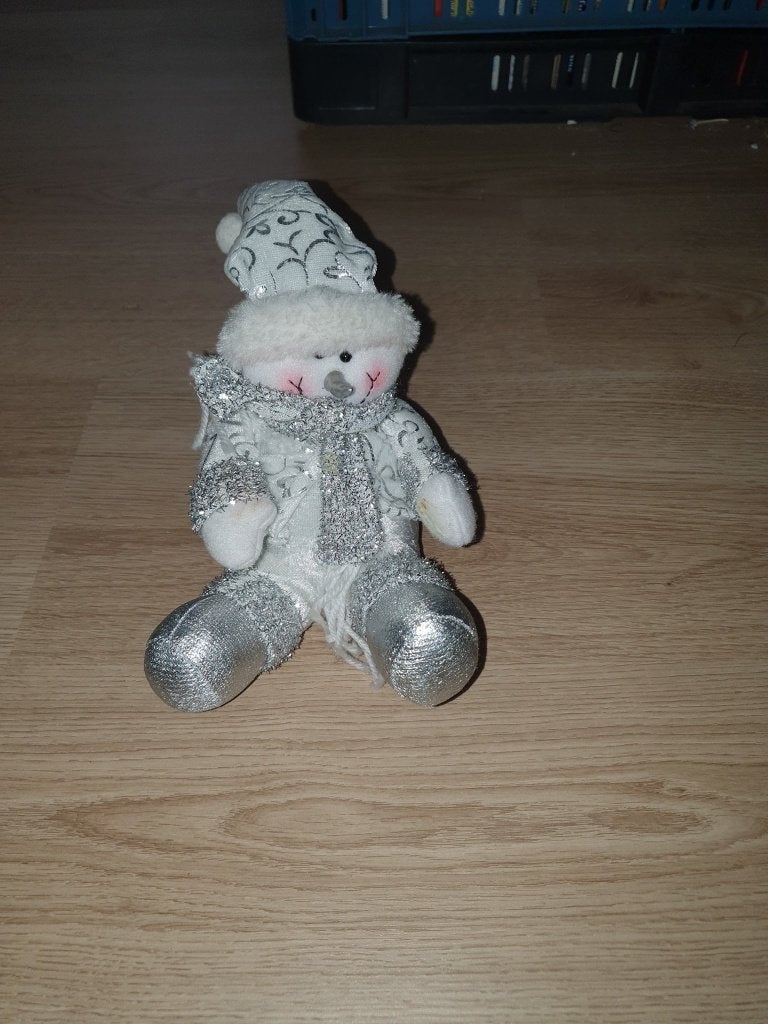Leuke decoratieve sneeuwpop, Ophalen of Verzenden, Gebruikt, Overige typen