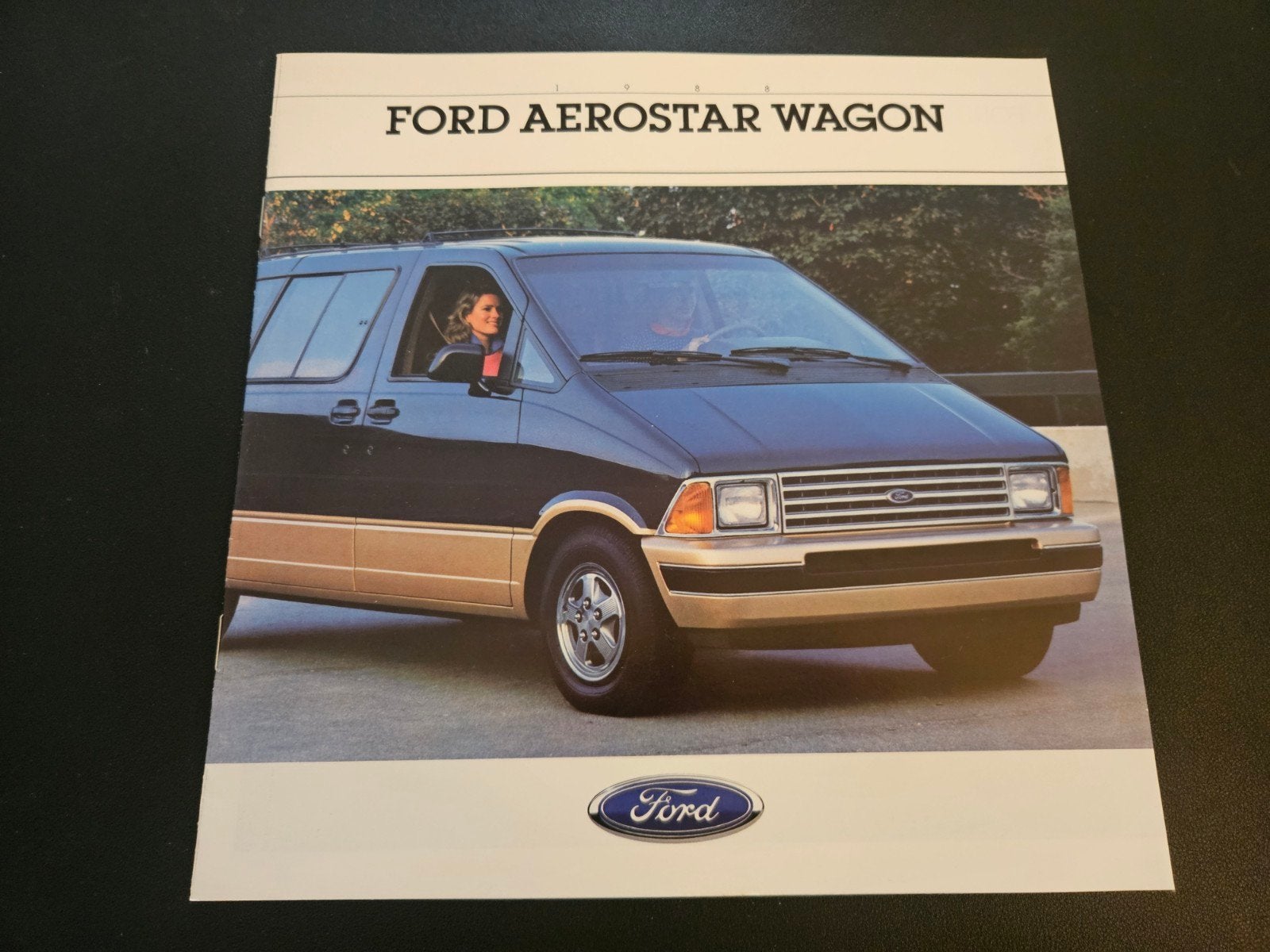 Brochure Ford Aerostar Wagon 1988 USA, Ophalen of Verzenden, Zo goed als nieuw, Ford