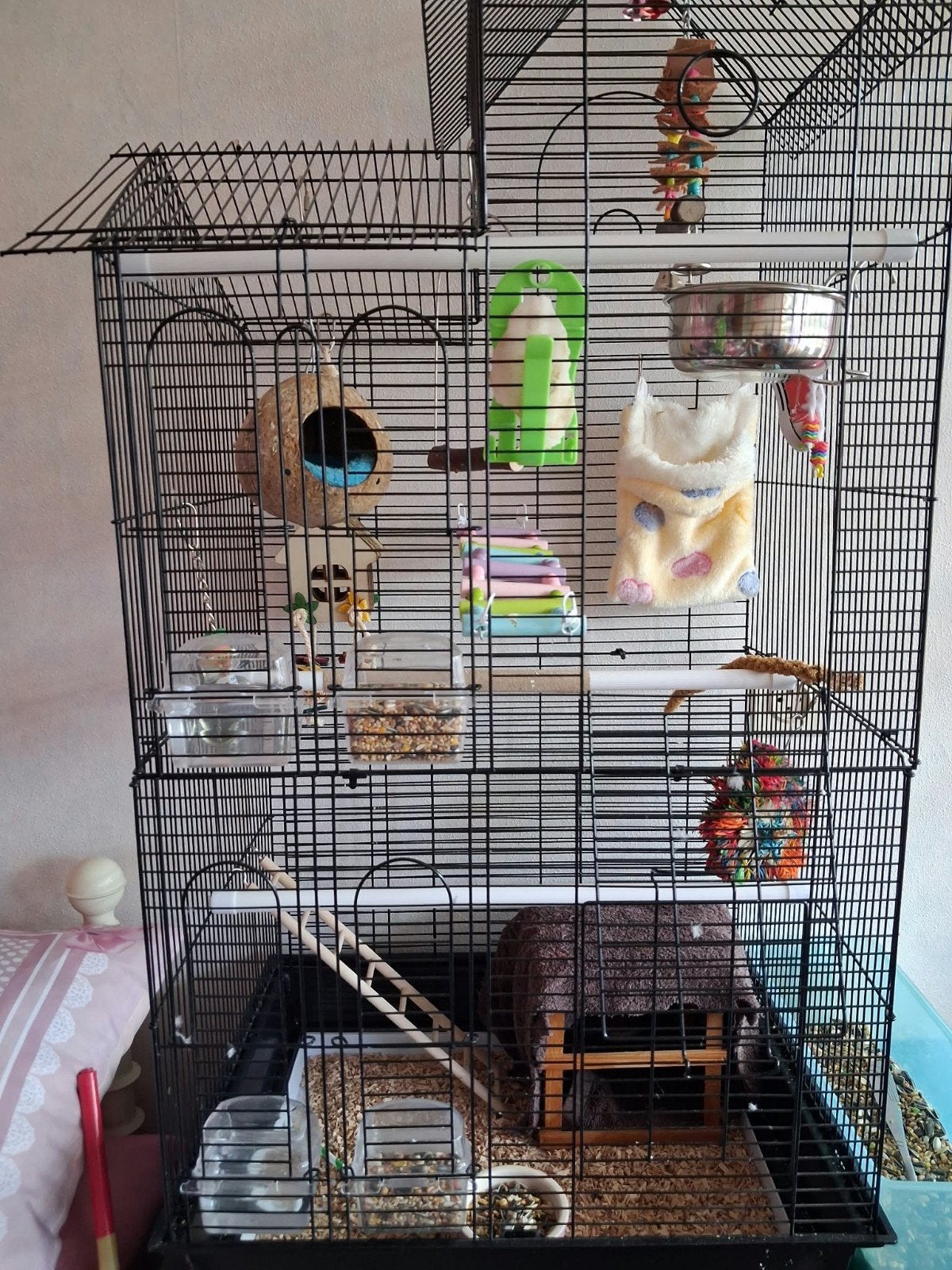 Vogelkooi nieuw, Ophalen of Verzenden, Nieuw, Metaal, Vogelkooi